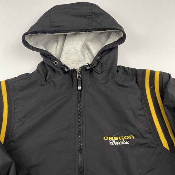 Holloway Team Apparel Oregon Ducks Football Jacket Men’s M Hooded Nylon 600mm - Picture 9 of 13
